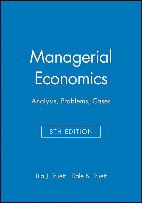 Managerial Economics: Analysis, Problems, Cases (Revised)