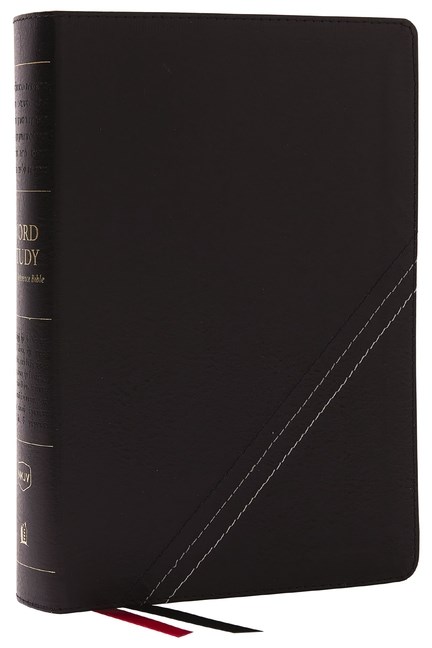 Nkjv, Word Study Reference Bible, Bonded Leather, Black, Red Letter, Thumb Indexed, Comfort Print: 2,000 Keywords That Unlock the Meaning of the Bible