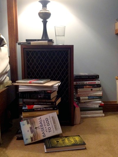 What books are currently on your nightstand? 