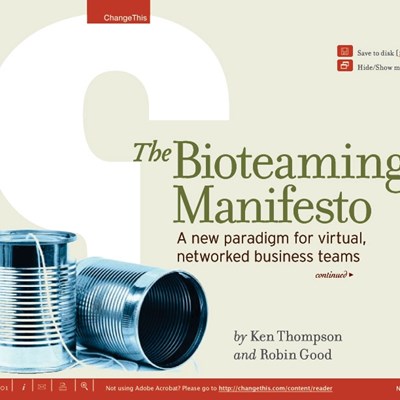 The Bioteaming Manifesto