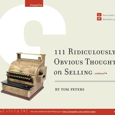 111 Ridiculously Obvious Thoughts on Selling