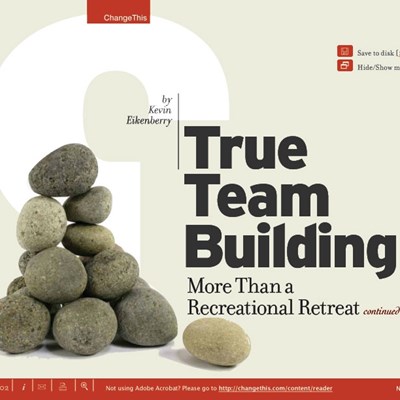 True Team Building: More than a Recreational Retreat