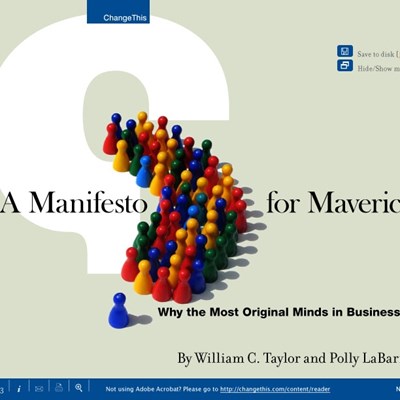 A Manifesto for Mavericks