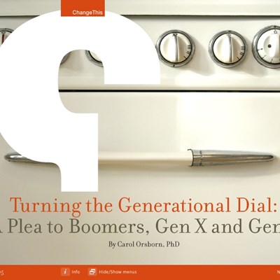 Turning the Generational Dial: A Plea to Boomers, Gen X and Gen Y