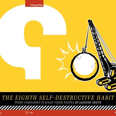 The Eighth Self-Destructive Habit: When Companies Plateau Their People