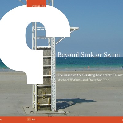 Beyond Sink or Swim: The Case for Accelerating Leadership Transitions