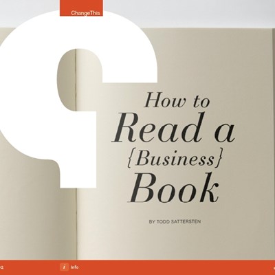 How to Read a Business Book