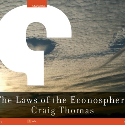 The Laws of the Econosphere