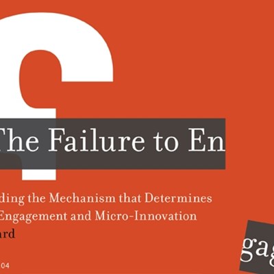 The Failure to Engage: Understanding the Mechanism that Determines Employee Engagement and Micro-Innovation