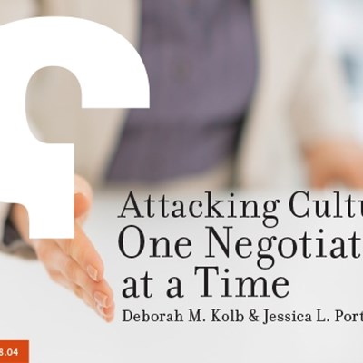 Attacking Culture One Negotiation at a Time
