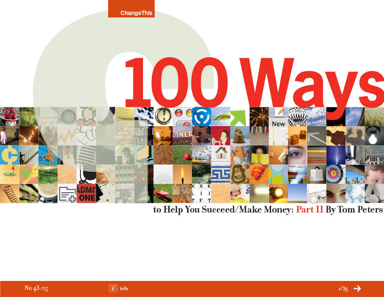 100 Ways to Help You Succeed/Make Money: Part II