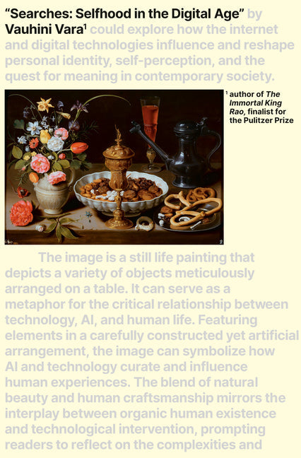 An Excerpt from <i>Searches: Selfhood in the Digital Age</i>