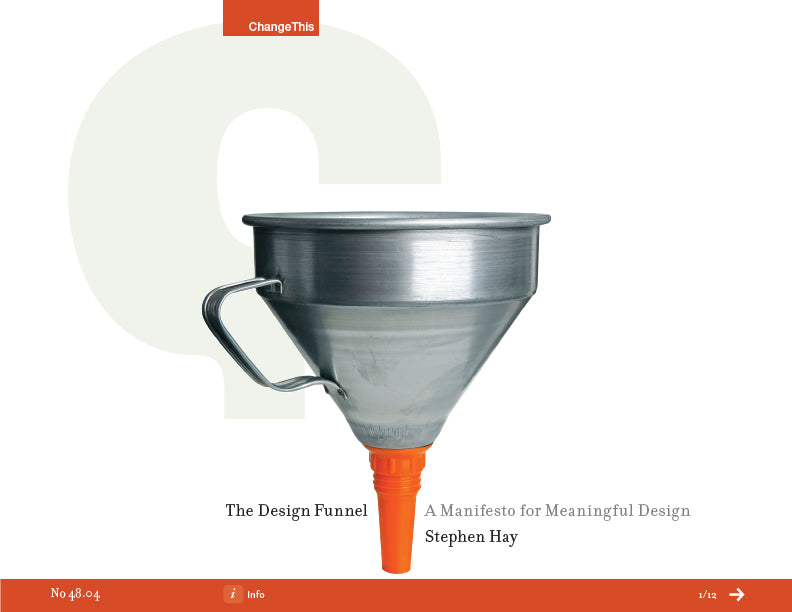 The Design Funnel: A Manifesto for Meaningful Design – Porchlight Book ...