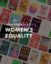 A collection of book covers related to women's equality.