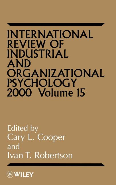 Int Rev of Indust Org Psych 2000 V15 (2000)