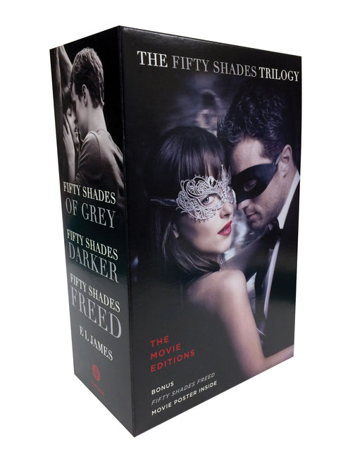 Fifty Shades Trilogy (Movie Tie-In Editions with Bonus Poster): Fifty Shades of Grey, Fifty Shades Darker, Fifty Shades Freed