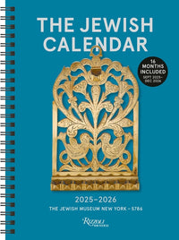 Jewish Calendar 2025-2026 (5786) 16-Month Planner Calendar