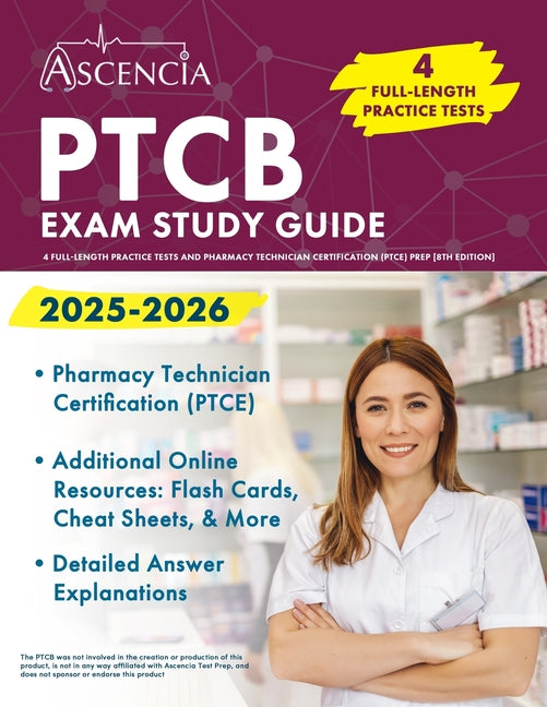 「P.T.A. BOOK 2025」 PTCB Exam Study Guide: Practice Tests and Prep Book for the