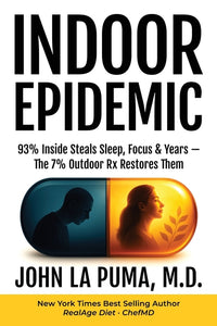 Indoor Epidemic: 93% Inside Steals Sleep, Focus & Years-The 7% Outdoor Rx Restores Them