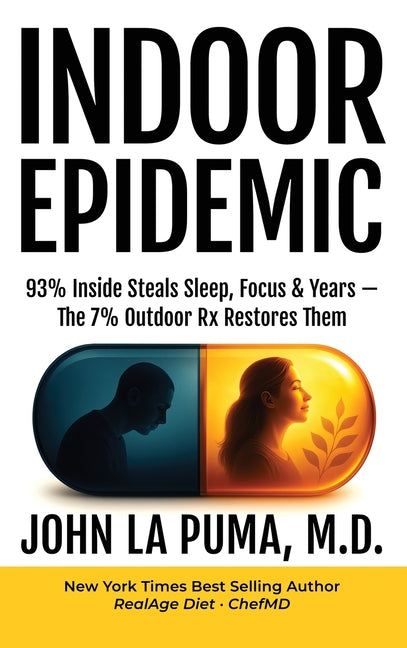 Indoor Epidemic: 93% Inside Steals Sleep, Focus & Years-The 7% Outdoor Rx Restores Them