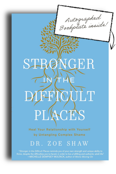 <i>Stronger in the Difficult Places</i> with Autographed Book Plate