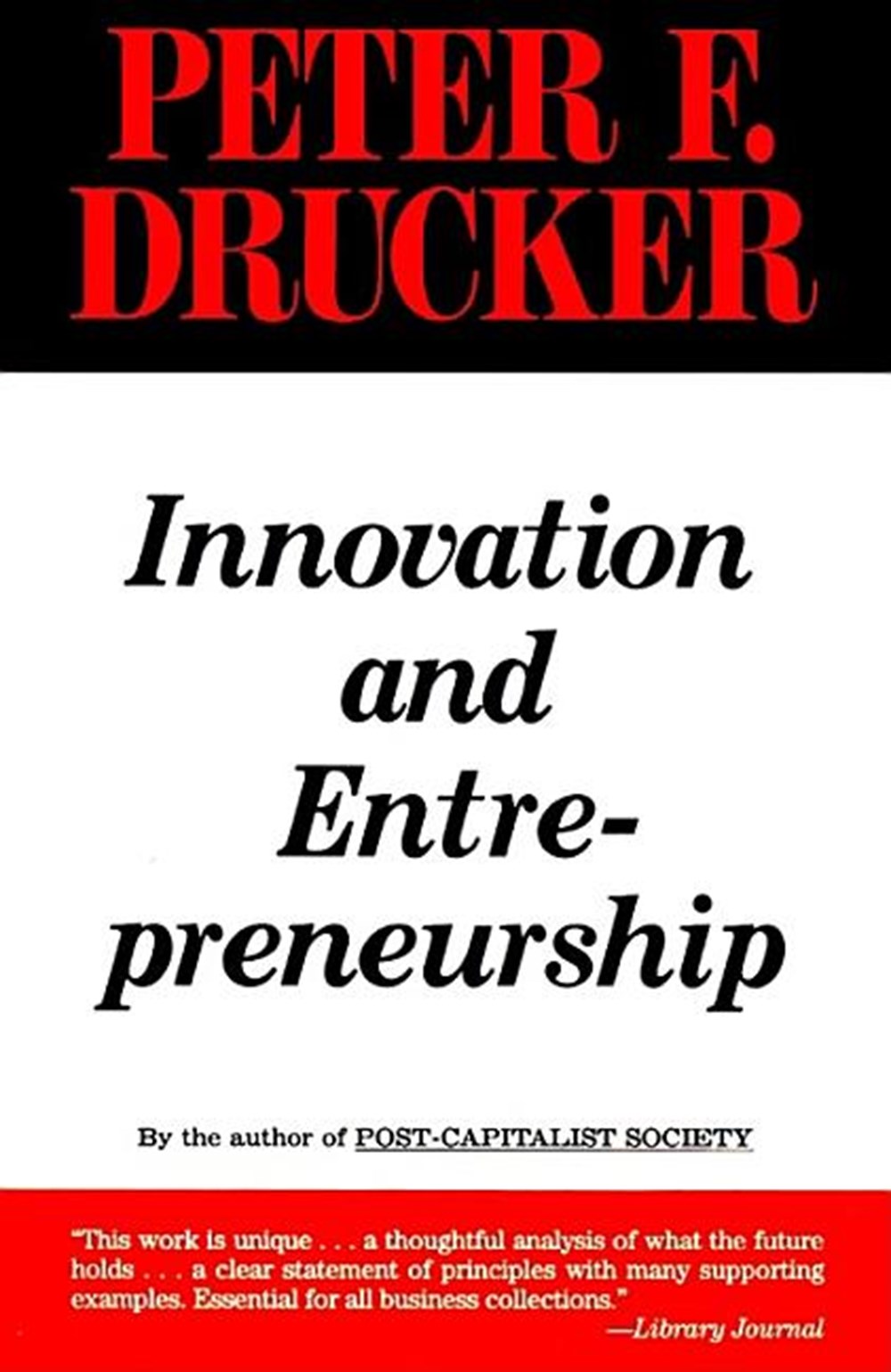 Innovation and Entrepreneurship Practice and Principles