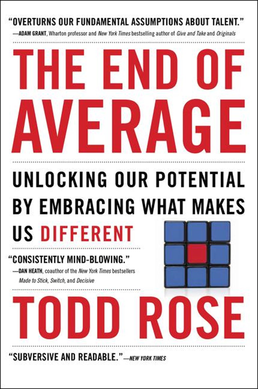 End of Average: How We Succeed in a World That Values Sameness