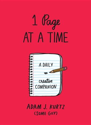  1 Page at a Time (Red): A Daily Creative Companion
