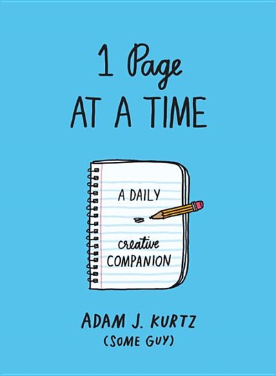  1 Page at a Time (Blue): A Daily Creative Companion