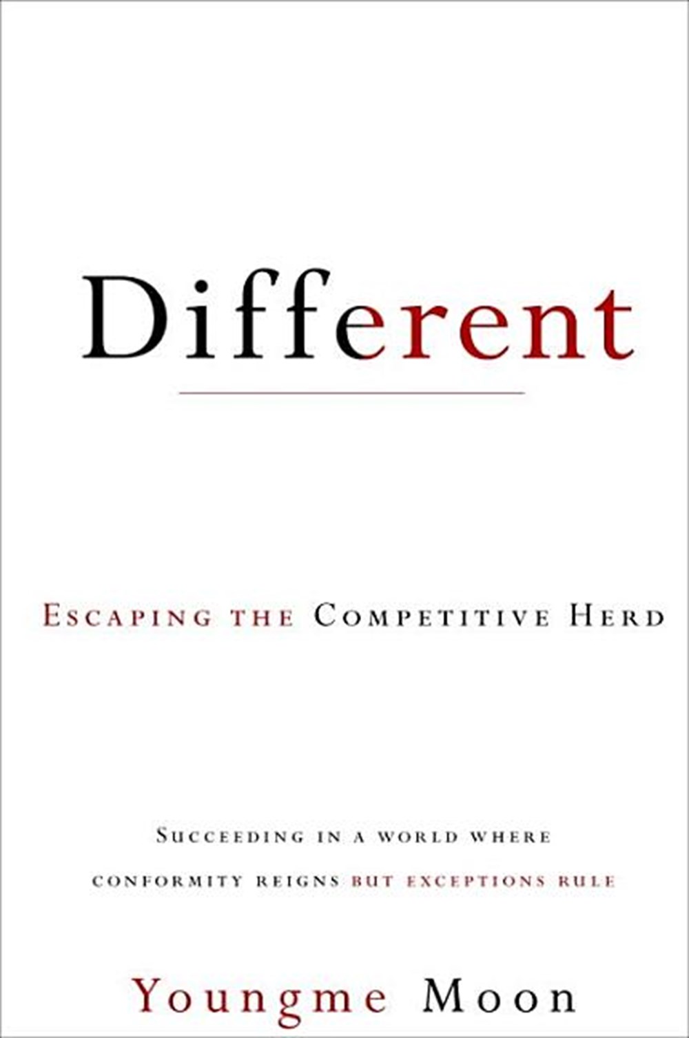 Different Escaping the Competitive Herd