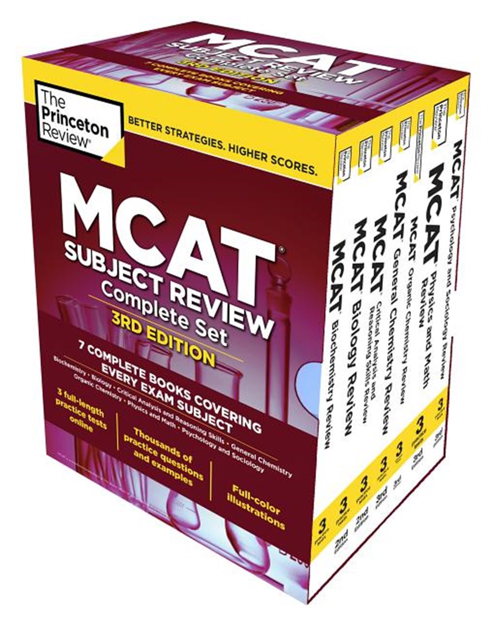 Princeton Review MCAT Subject Review Complete Box Set, 3rd Edition: 7 Complete Books + 3 Online Prac