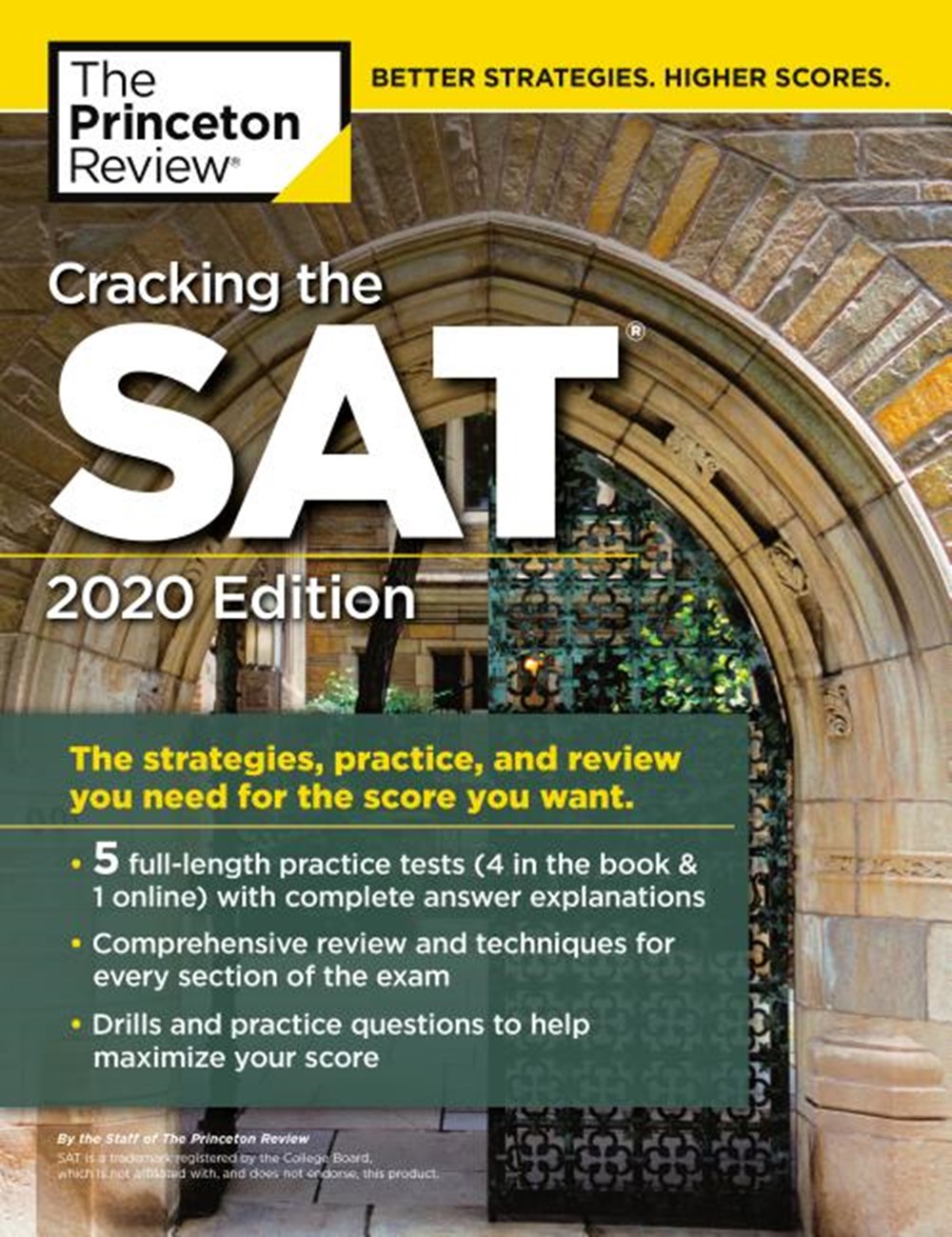 Cracking the SAT with 5 Practice Tests, 2020 Edition: The Strategies, Practice, and Review You Need 