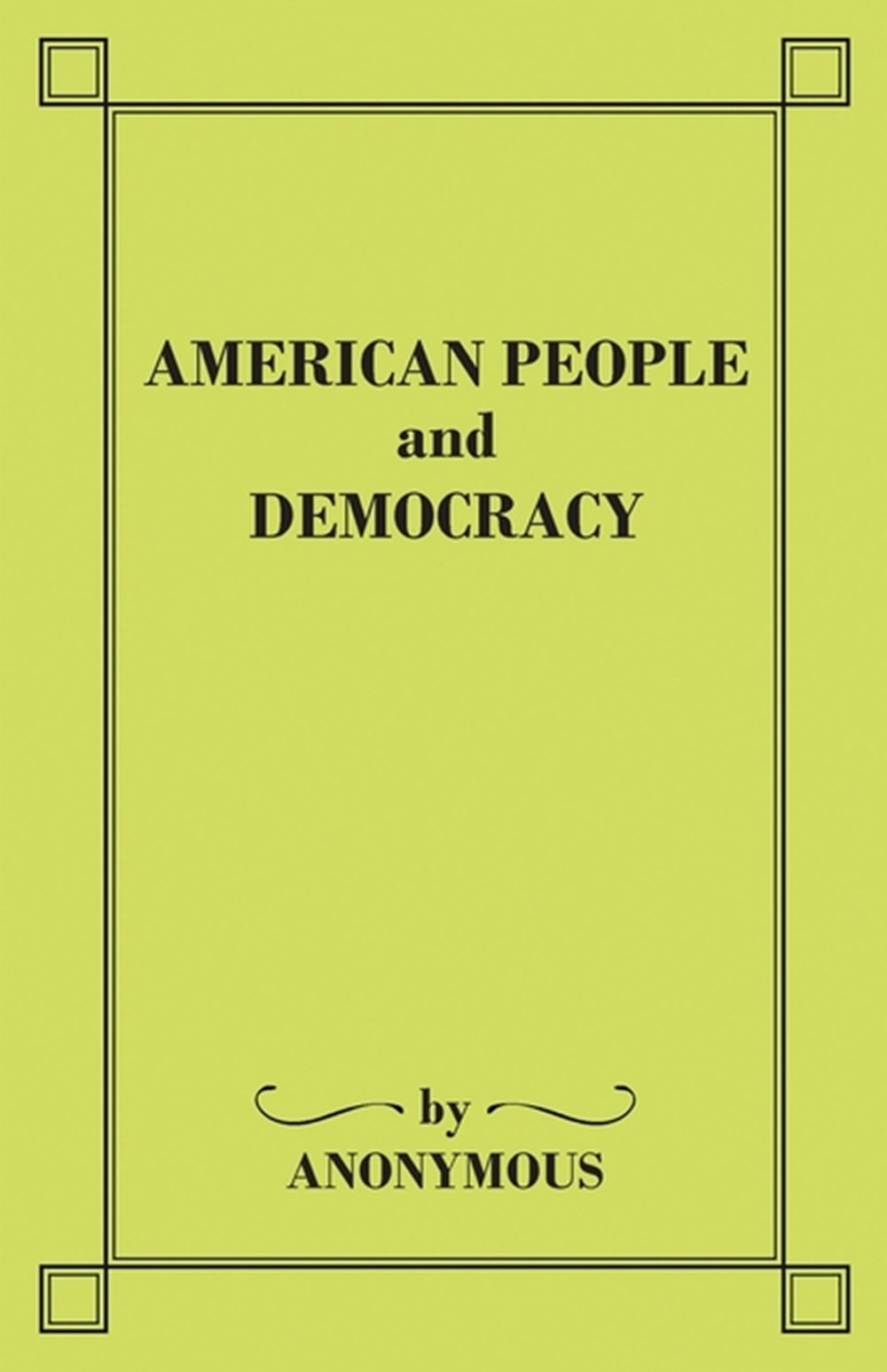 American People and Democracy