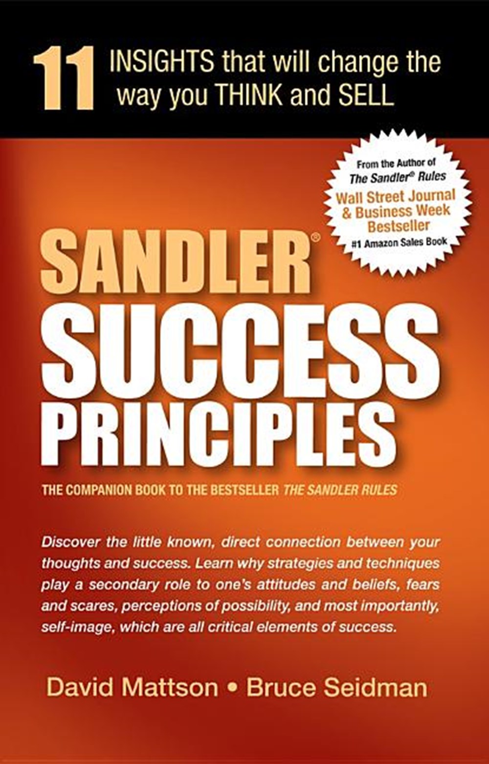Sandler Success Principles 11 Insights That Will Change the Way You Think and Sell