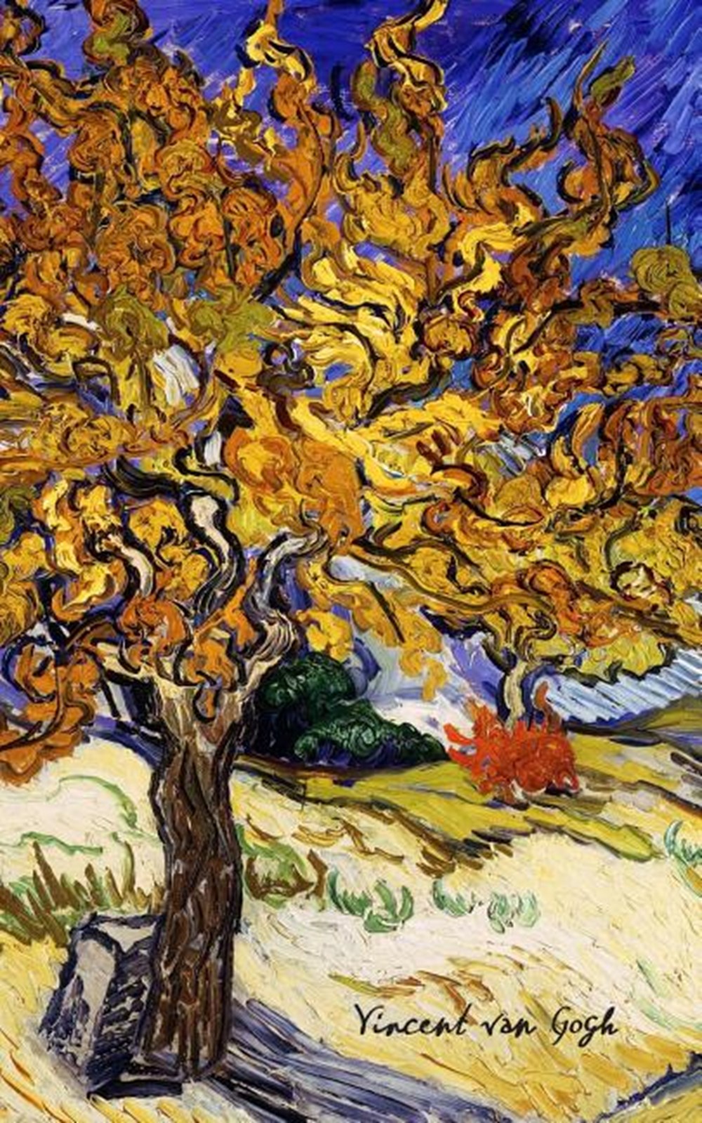 Vincent van Gogh: 5x8 Journal - Mulberry Tree
