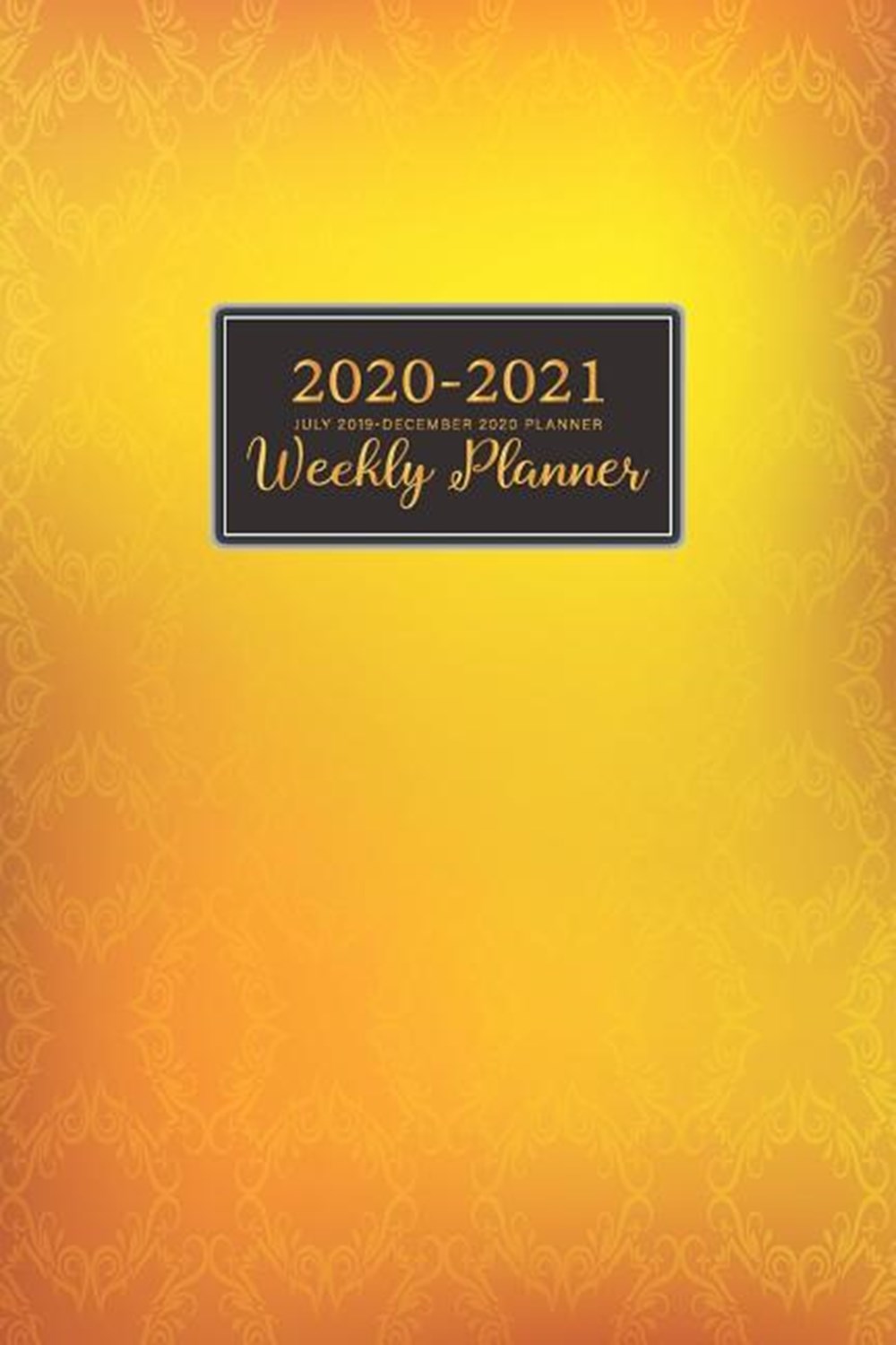 2019-2020 (July 2019-December 2020 Planner) Bokeh Background 18 Month Weekly Planner Daily Planner T