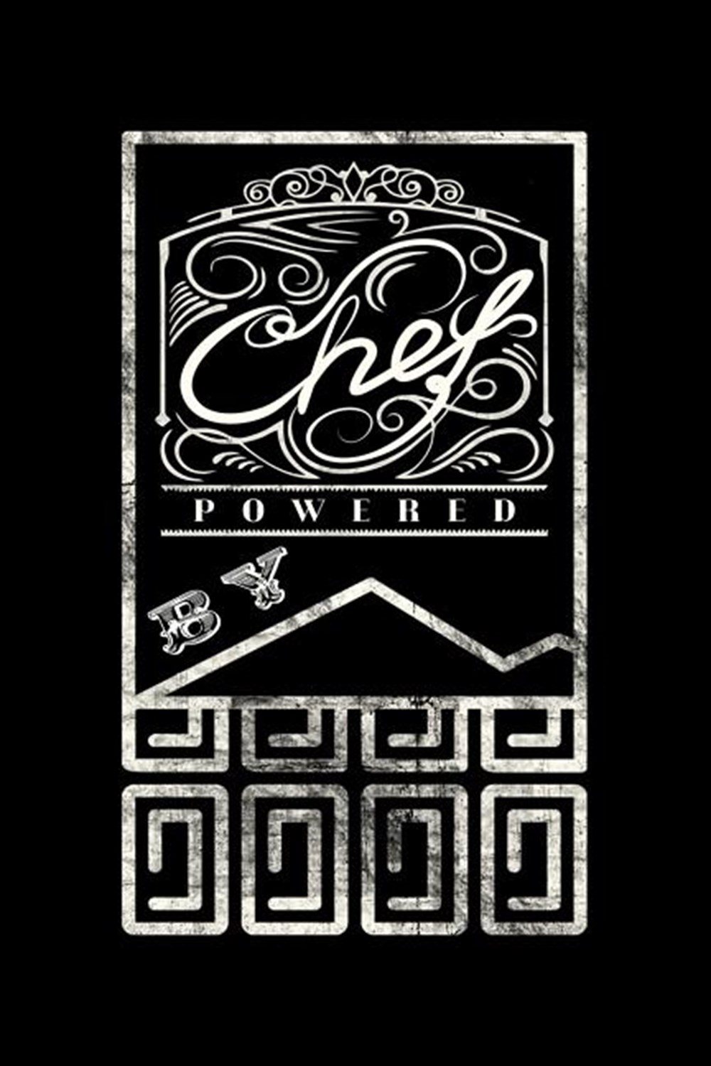 Chef Powered By Blank Paper Sketch Book - Artist Sketch Pad Journal for Sketching, Doodling, Drawing