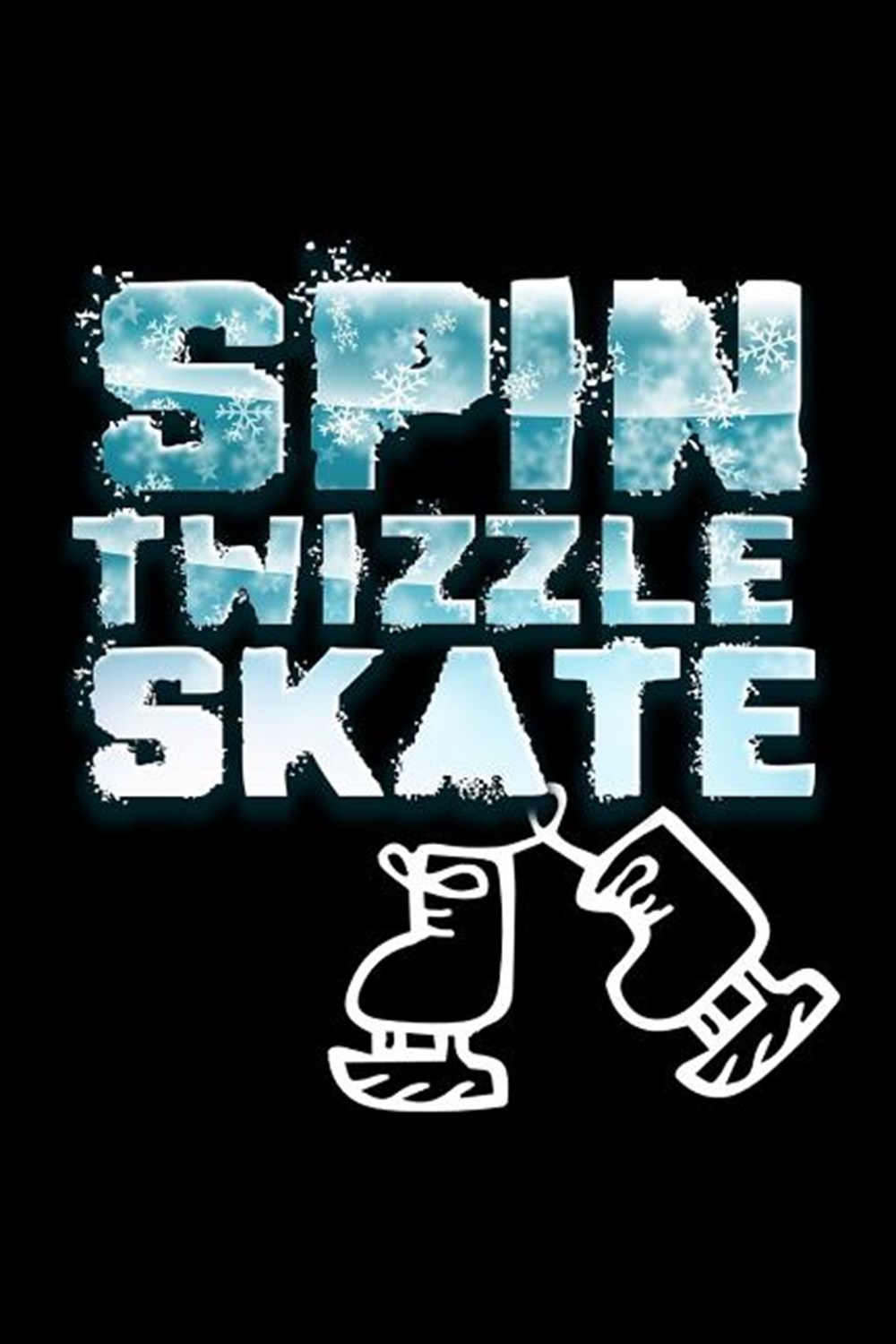 Spin Twizzle Skate Blank Paper Sketch Book - Artist Sketch Pad Journal for Sketching, Doodling, Draw