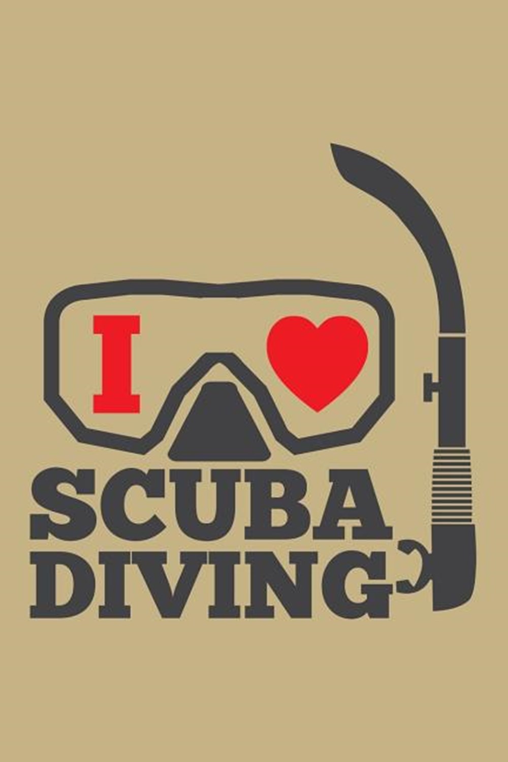 I Love Scuba Diving Blank Paper Sketch Book - Artist Sketch Pad Journal for Sketching, Doodling, Dra