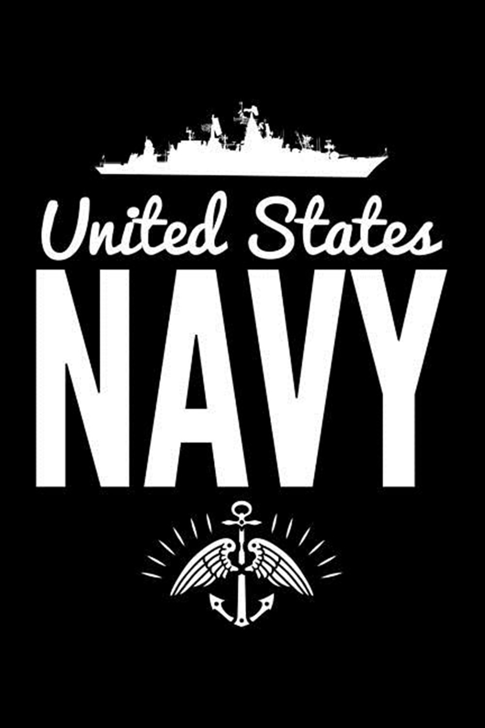 United States Navy Blank Paper Sketch Book - Artist Sketch Pad Journal for Sketching, Doodling, Draw