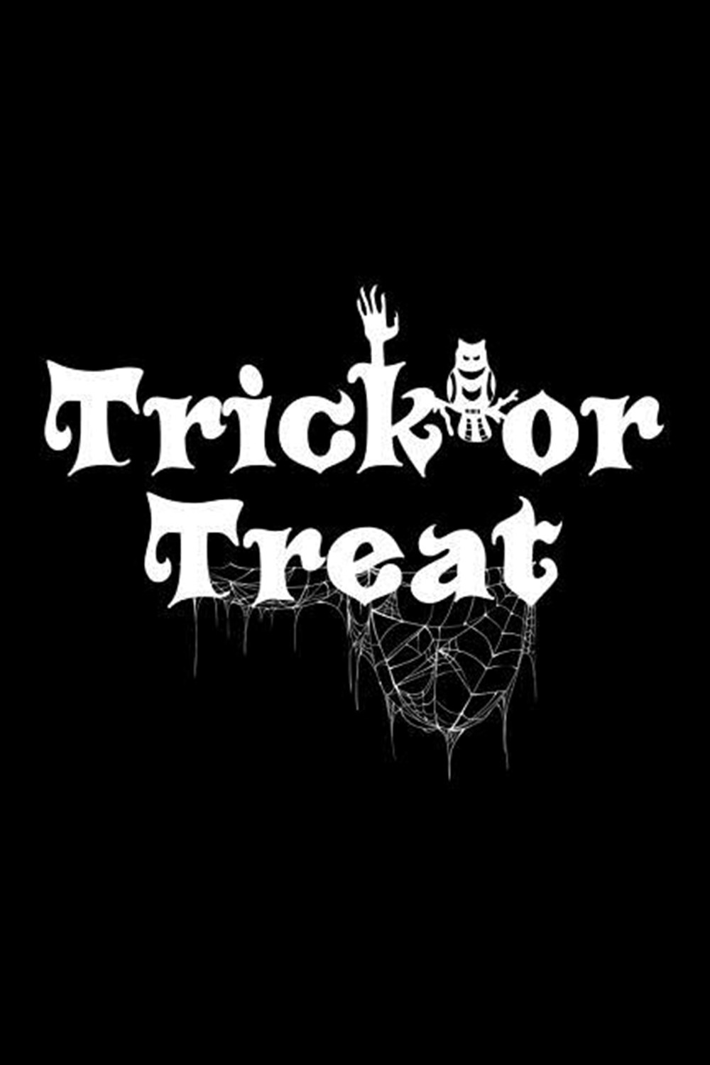 Trick Or Treat Blank Paper Sketch Book - Artist Sketch Pad Journal for Sketching, Doodling, Drawing,
