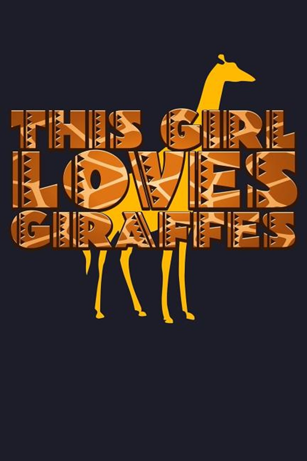 This Girl Loves Giraffes Blank Paper Sketch Book - Artist Sketch Pad Journal for Sketching, Doodling