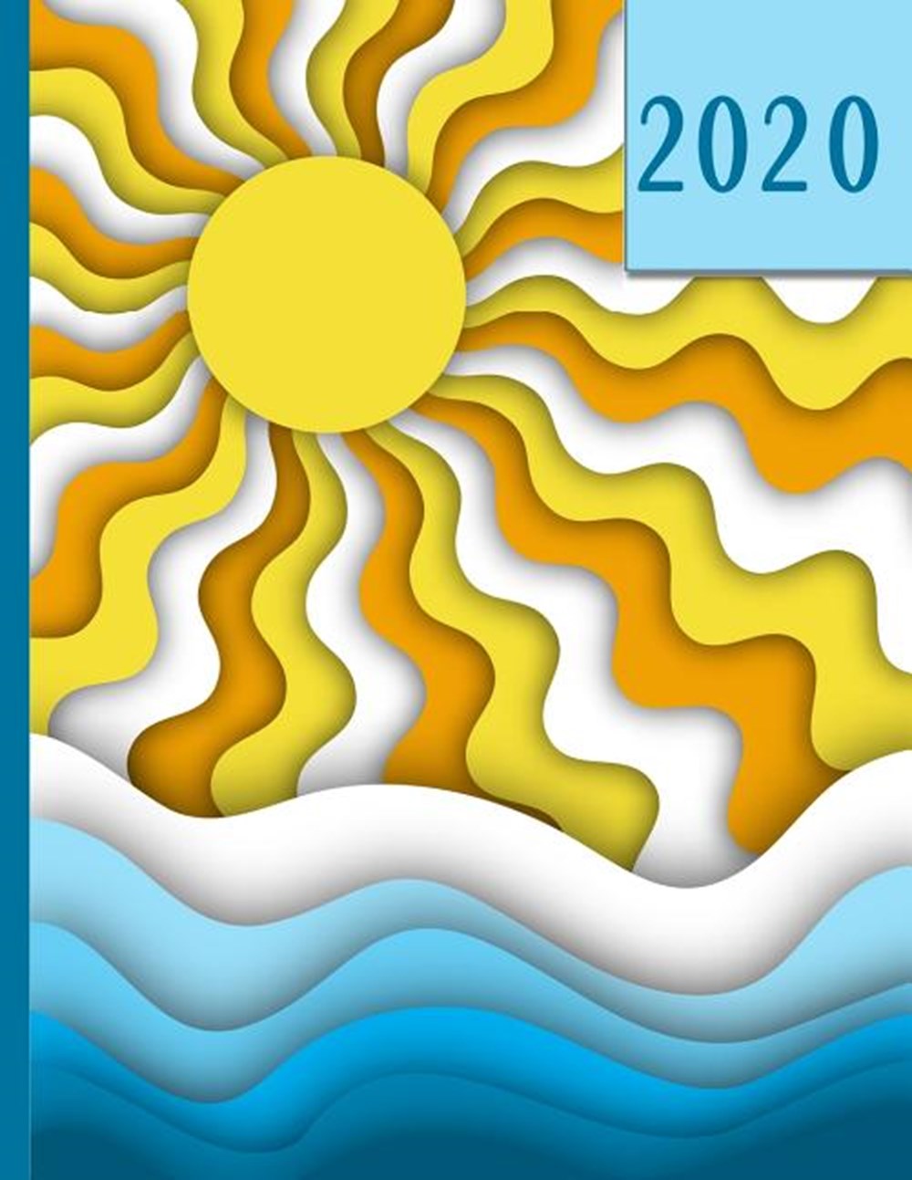 Fun in the Sun Paper Cutout - Boats on the Water 2020 Schedule Planner and Organizer / Weekly Calend