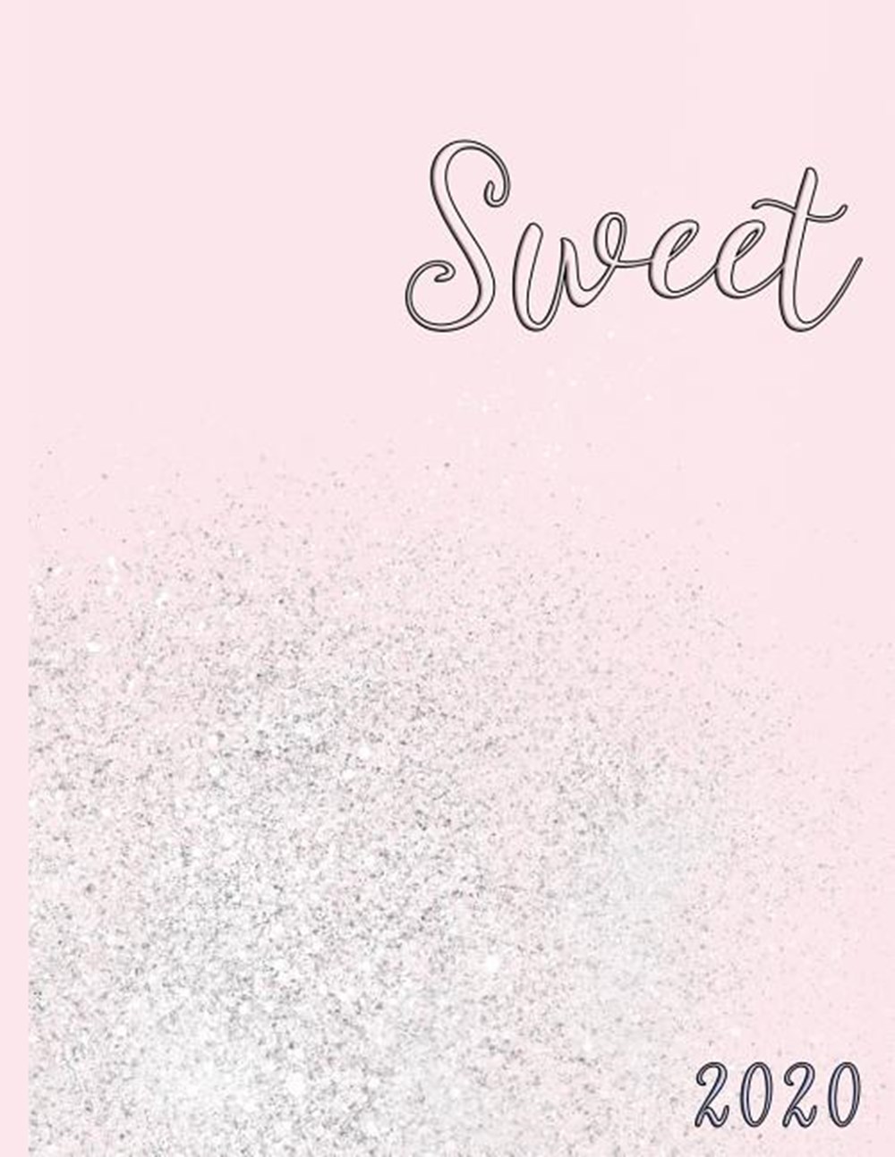 Sweet in Pink with a Soft Spray of Glitter 2020 Schedule Planner and Organizer / Weekly Calendar