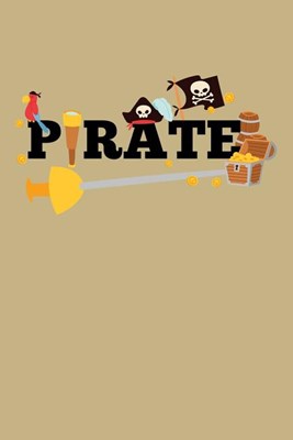 Pirate: Blank Paper Sketch Book - Artist Sketch Pad Journal for Sketching, Doodling, Drawing, Painting or Writing