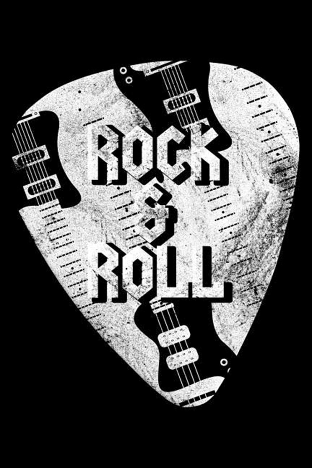 Rock & Roll Blank Paper Sketch Book - Artist Sketch Pad Journal for Sketching, Doodling, Drawing, Pa