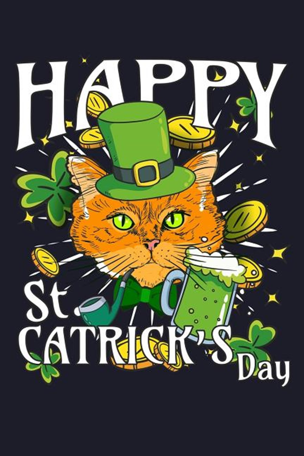 Happy St. Catrick's Day Blank Paper Sketch Book - Artist Sketch Pad Journal for Sketching, Doodling,