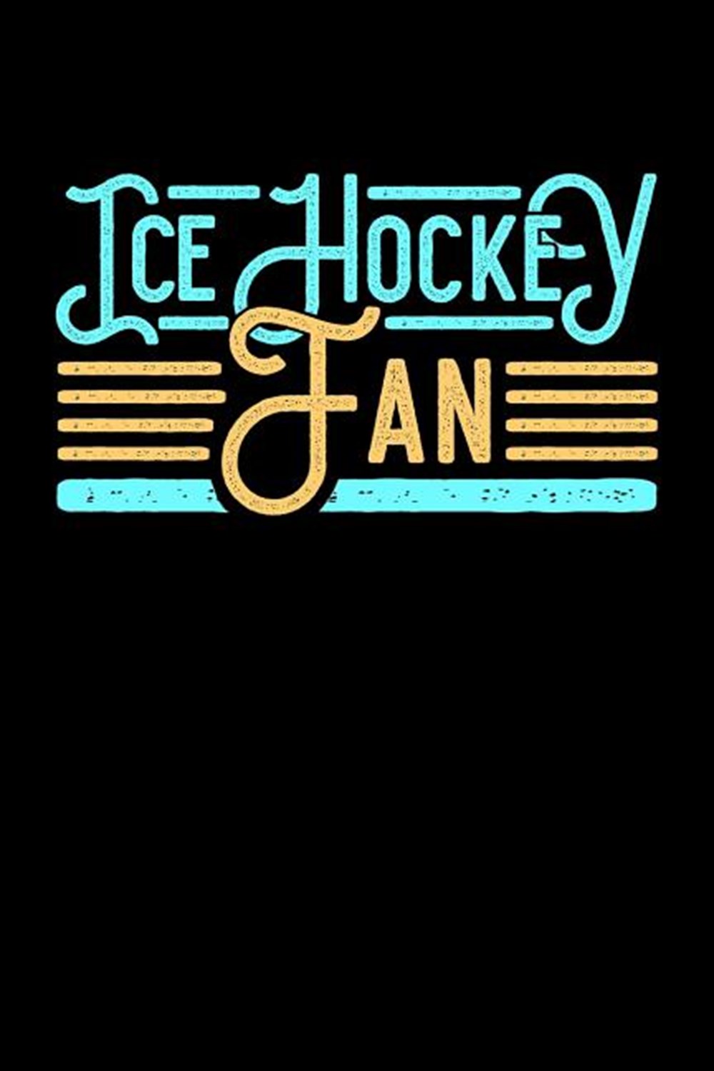 Ice Hockey Fan Blank Paper Sketch Book - Artist Sketch Pad Journal for Sketching, Doodling, Drawing,