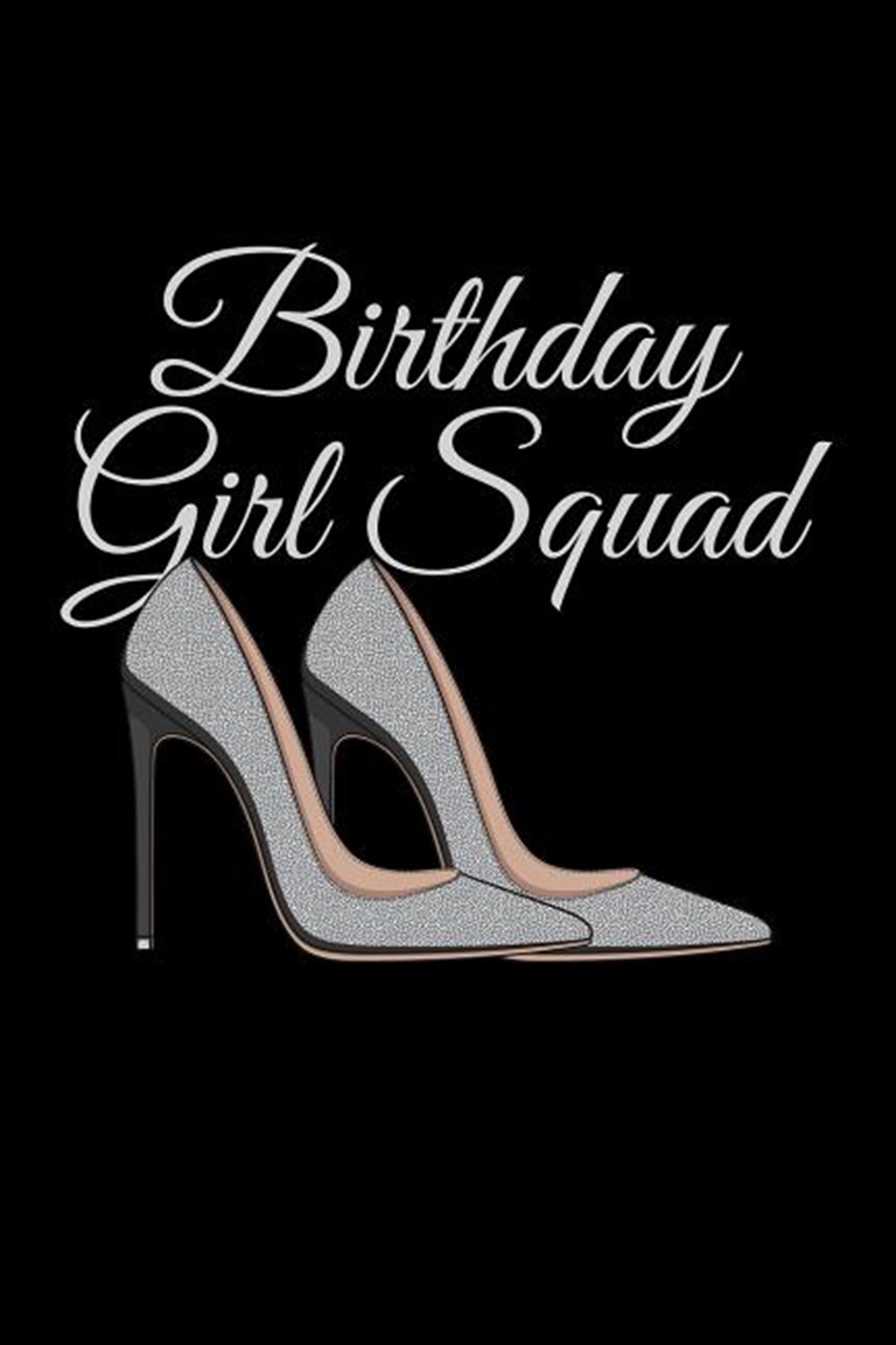 Birthday Girl Squad Blank Paper Sketch Book - Artist Sketch Pad Journal for Sketching, Doodling, Dra