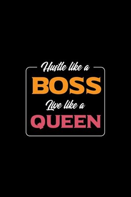 Hustle Like A Boss Live Like A Queen: Blank Paper Sketch Book - Artist Sketch Pad Journal for Sketching, Doodling, Drawing, Painting or Writing